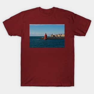 Red Lighthouse in Piran, Slovenia T-Shirt